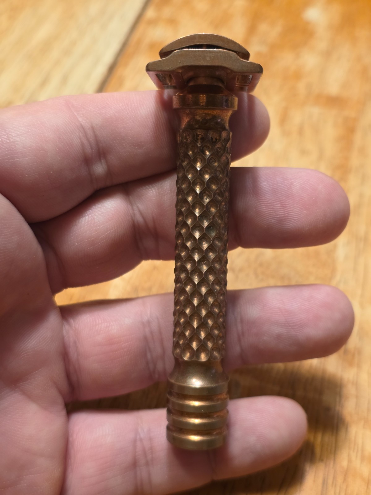 Magnum Razor Handle Charcoal Goods Copper Lvl2 1591 Magnum Handle Safety Razor DE