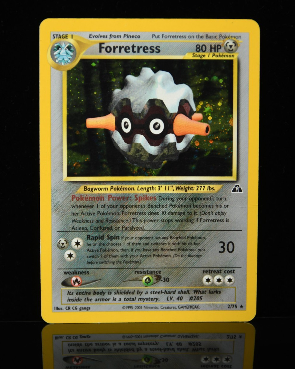 Pokémon Neo Discovery FORRTRESS 2/75 Holo Rare LP Unlimited Excellent