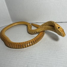 Hand Crafted Jointed Wooden Snake Cobra Toy