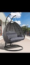 Garden double egg swing chair.Free Delivery Up To 70 Miles From PETERBOROUGH!!