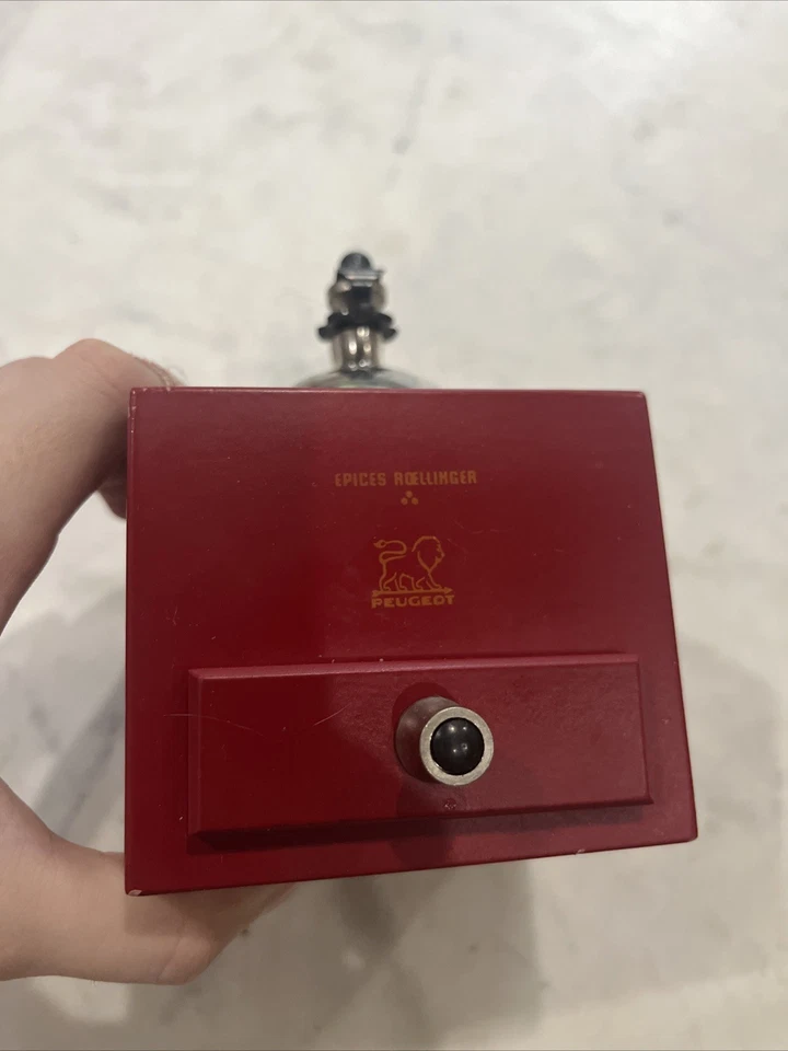 Molinillo de pimienta Peugeot Epices Spice Roellinger Moulin D’Olivier rojo Foto 2 de 4