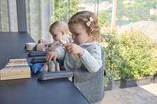 Inglesina Fast Seggiolino da Tavolo Pieghevole, Blu (Ocean Navy)