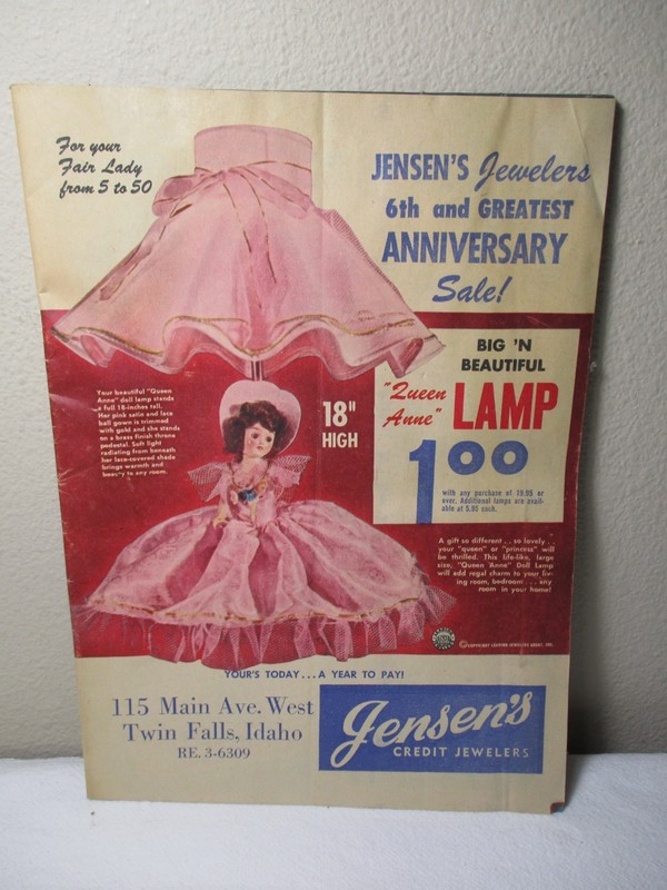 VINTAGE JENSEN'S JEWELERS TWIN FALLS IDAHO 6th ANNIVERSARY CATALOG