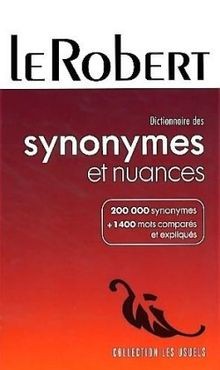Dictionnaire des synonymes et nuances von Collectif | Buch | Zustand gut