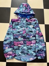 The North Face Girls XS 6 DryVent Hooded Rain Jacket Multicolor Purple/Teal