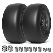 Ronpow 13x6.50-6 Lawn Mower Flat Free Tires And Wheels 13x6.5-6 Heavy Duty S...