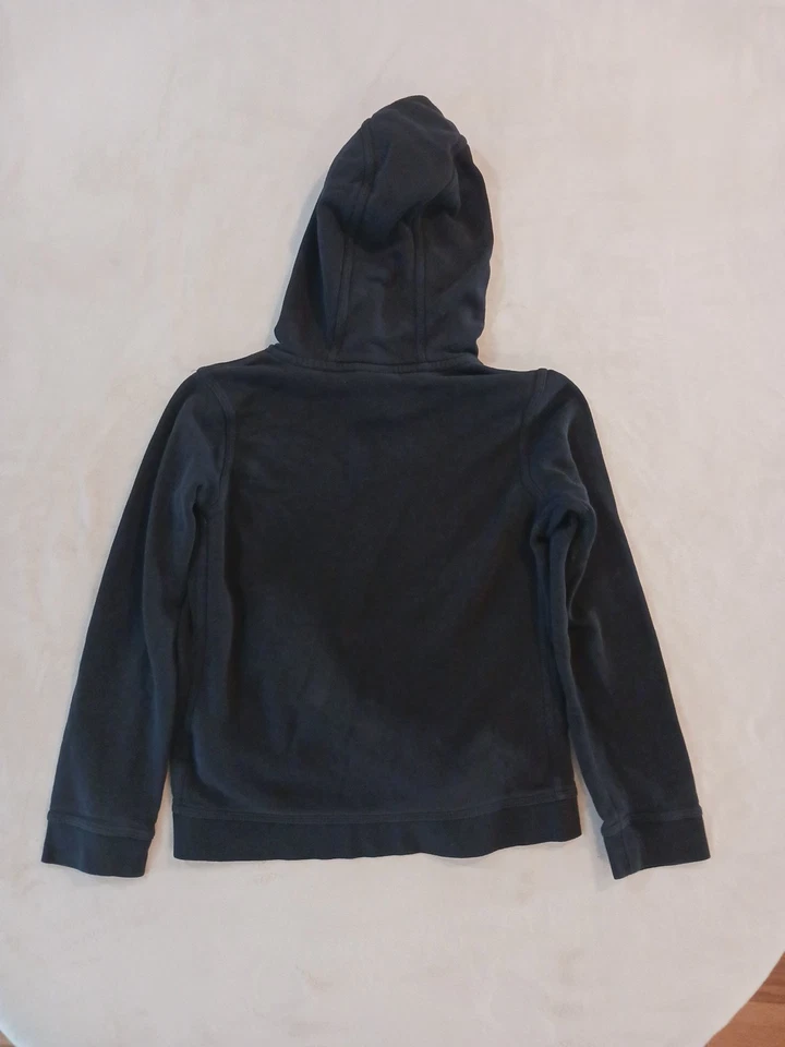 Sudadera con capucha Nike juvenil talla M negra con Nike verde y cuadros plateados Foto 3 de 4