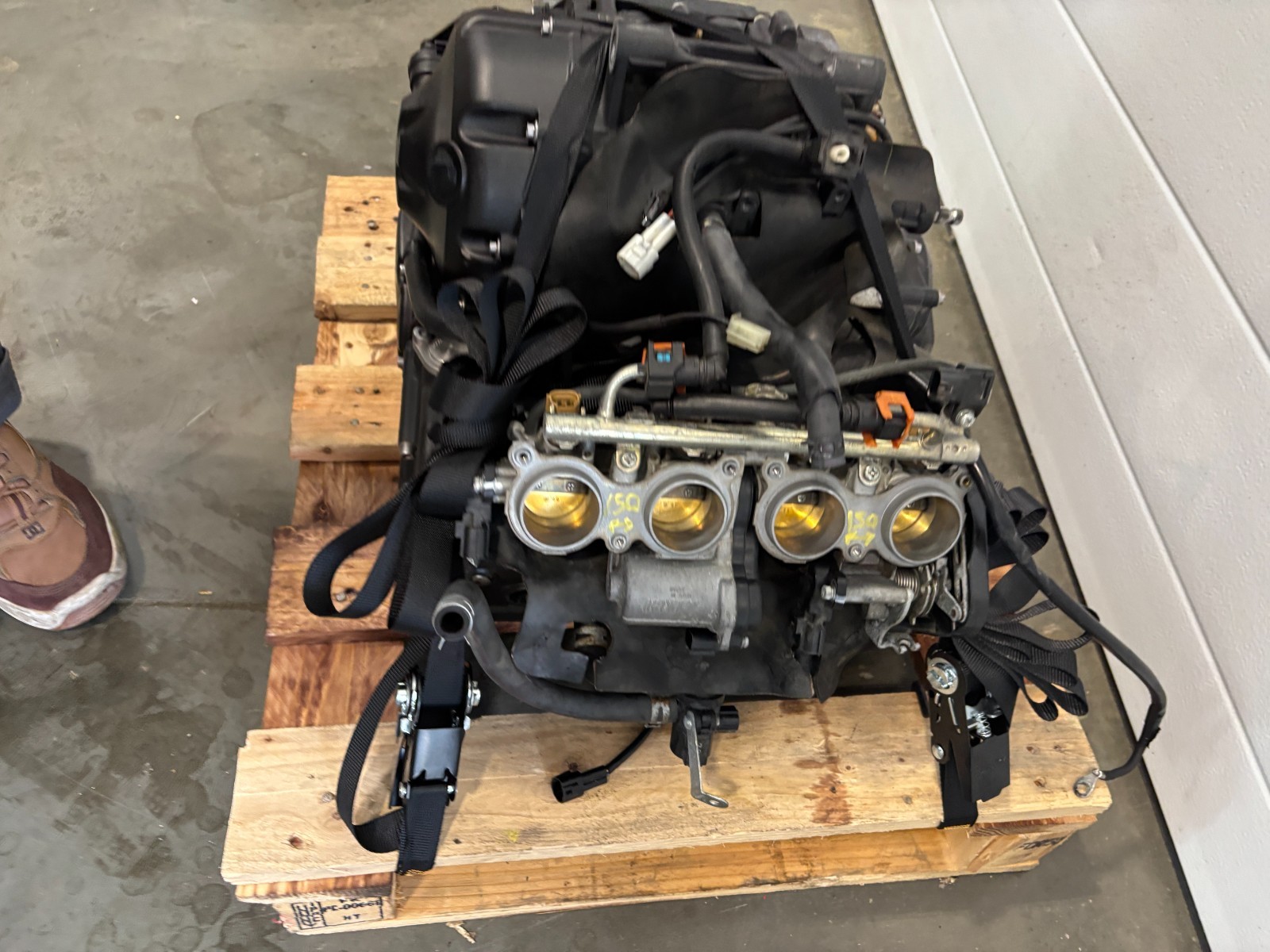 Yzf R9 Engine 06 07 YAMAHA YZFR6 YZF-R6 ENGINE MOTOR BLOCK HEAD THROTTLE BODY | eBay
