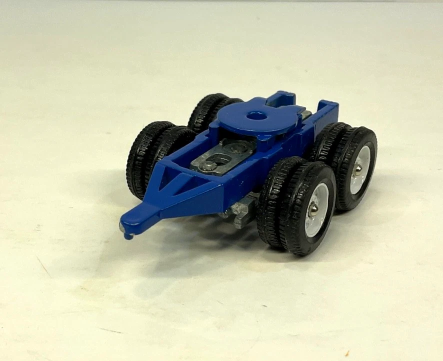 Carretilla convertidora con marco azul para Winross escala 1/64 remolque doble conexión #15 Foto 2 de 4