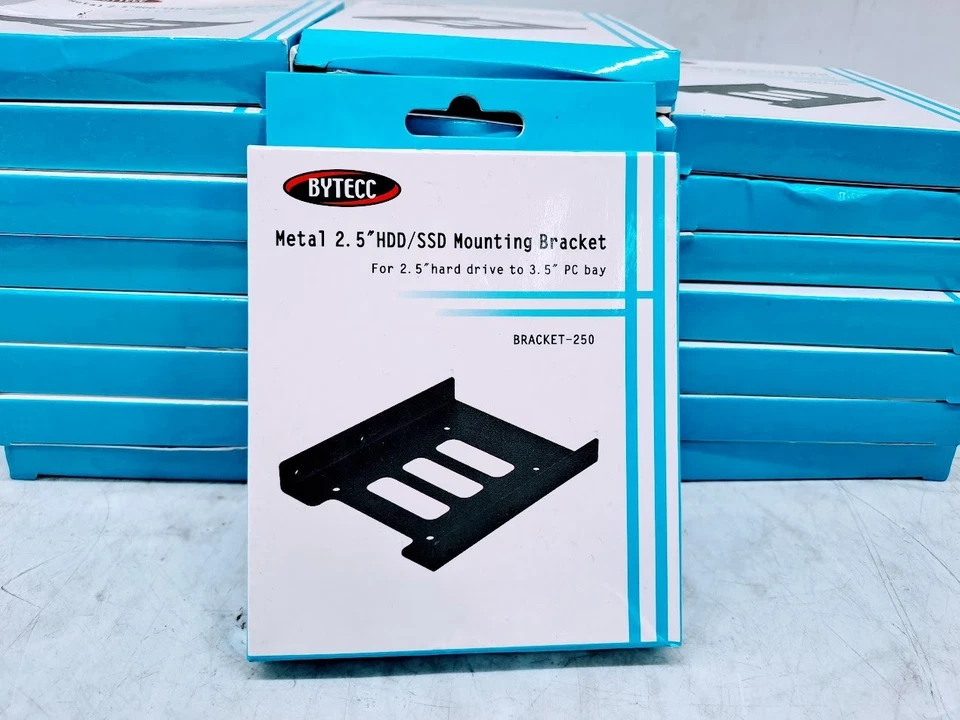 Lot of 24 BYTECC Metal 2.5 HDD/SSD Mounting Bracket BRACKET-250 - Image 2 of 4
