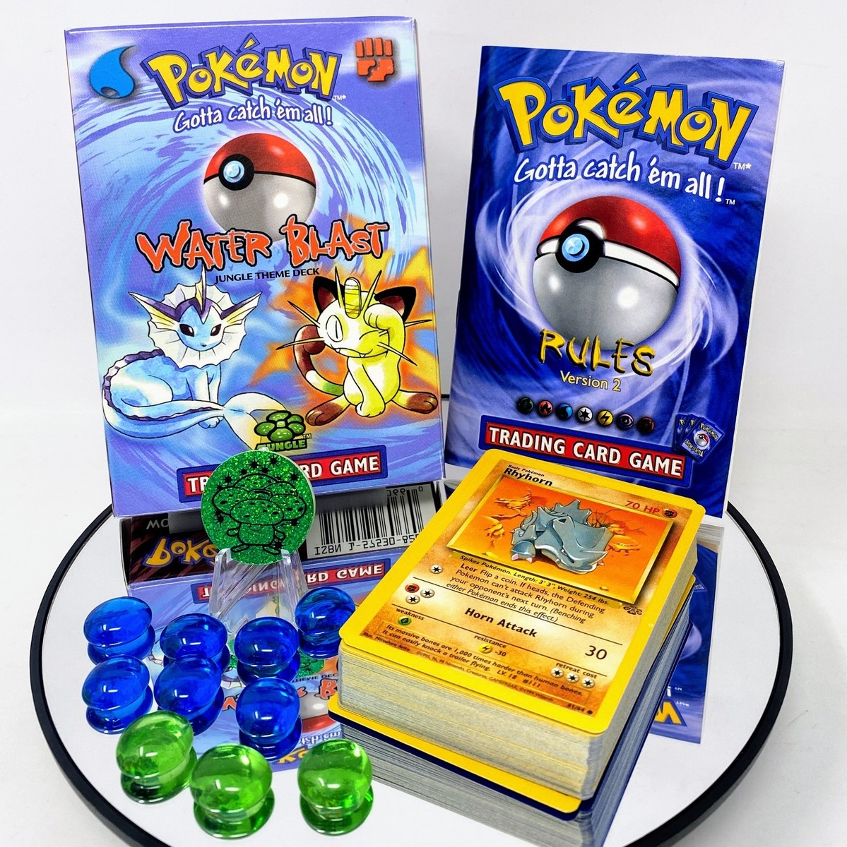 Pokémon TCG Jungle Water Blast Theme Deck - Open Box - 59/60 No