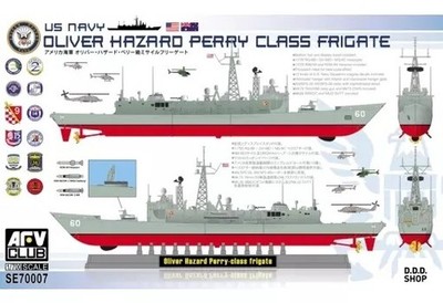 1/700 USN Oliver Hazard Perry-Class Missile Frigate Full Hull Model [SE70007]