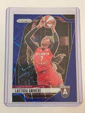 2024 Panini WNBA Prizm Basketball Laeticia Amihere Blue Velocity Trading Card 54