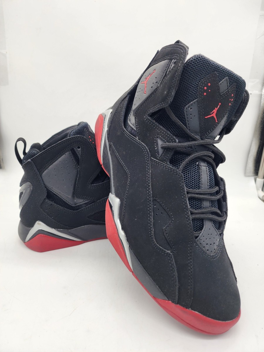 Jordan True Flight Black Gym Red Air Jordan True Flight Hitam