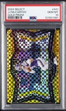 2024 PANINI SELECT GOLD PRIZM #441 JJ MCCARTHY 5/10 PSA 10