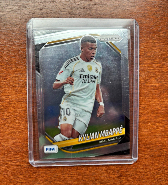 Panini Prizm FIFA 2025-26 Kylian Mbappé Real Madrid #181 Silver Prizm