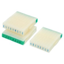 Detachable Letter Stamp Plastic 4mm 26 Digits Font Size 6 Alphabet A-Z Set