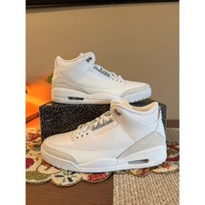 Talla 13 - Jordan 3 Retro Pure Money 2025 Blanco Metálico Plata Cemento CT8532 111