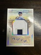 2024 Panini Boys of Summer #JMS-BT Brayden Taylor Jumbo Material Auto # 08/25