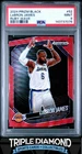 2024 Panini Prizm Black LeBron James Ruby Red Wave Prizm LA Lakers PSA 9 Z604