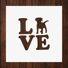 Love Dog Stencil