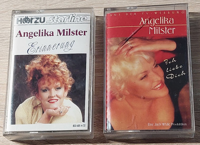 Angelika Milster - Erinnerung und Ich Liebe Dich / 2  Musikkassetten
