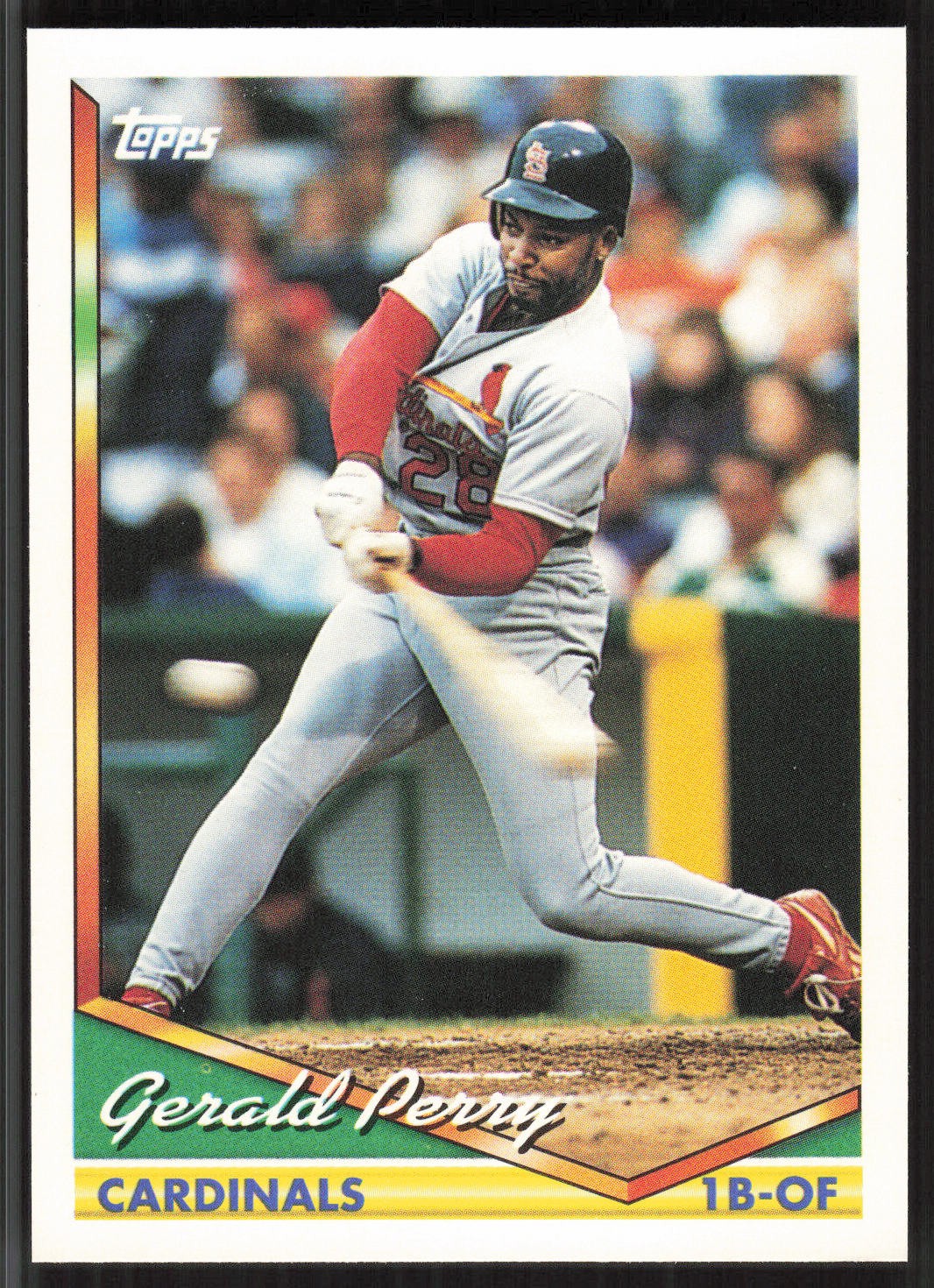 Gerald Perry, 1994 Topps, #263, St. Louis Cardinals,