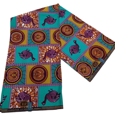 Afrikanischer Wachsstoff/Wachskleidung/Ghanaischer Wachsdruck/Nigerianisches Ankara. 6 Yards Stück