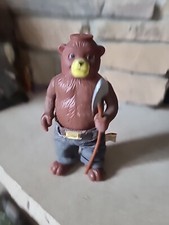 VINTAGE R. DAKIN CO SMOKEY THE BEAR 5 1/4" PLASTIC COLLECTIBLE FIGURE TOY