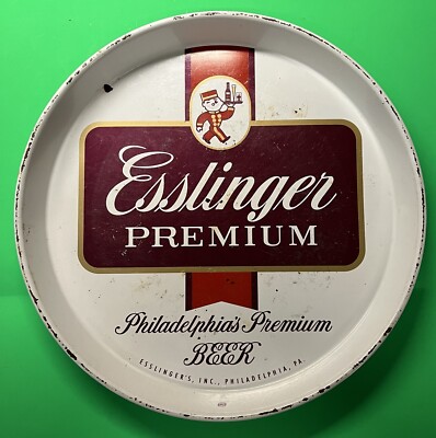 Vintage Esslinger s Premium Beer Tray 