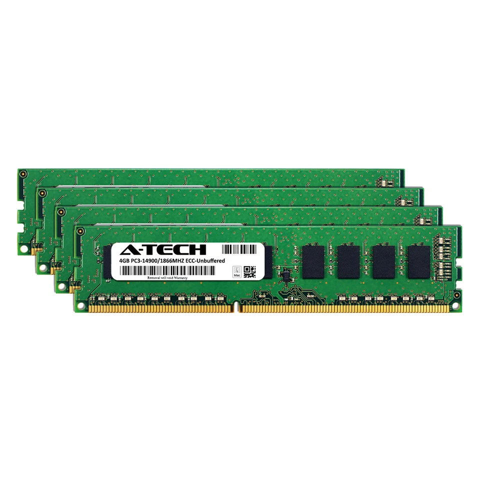 16GB Kit 4X 4GB Mac Pro Late 2013 A1481 ME253LL/A MD878LL/A MacPro6,1 Memory Ram - Image 2 of 4
