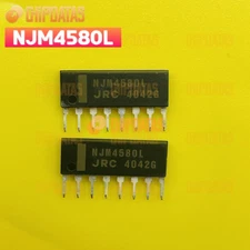 3PCS New JRC NJM4580L SIP-8 DUAL OPERATIONAL AMPLIFIER