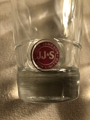 Jameson Irish Whiskey Highball Glass Red Label John Jameson & Son Limited JJ&S