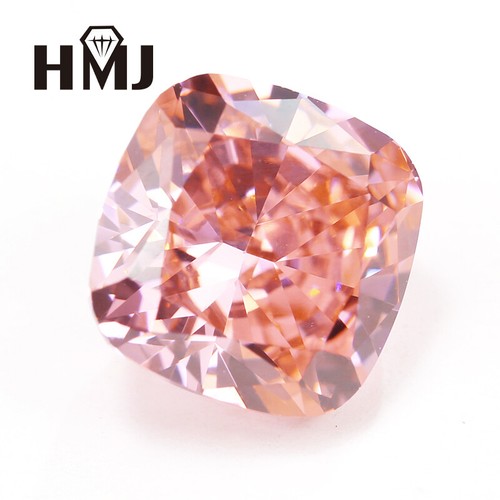 Cubic Zirconia Crushed Ice Cut AAAAA Cushion Square High Quality Carbon Diamond - Picture 28 of 30