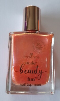 Essence Make Beauty Fun Nail Top Coat. 01 Coat Life With Happiness