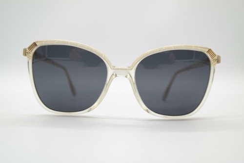 Vintage Eschenbach 4437-422 Bordeaux Vert Ovale Lunettes de Soleil