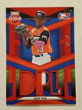ERICK PENA 2023 Elite Extra Edition DPL MATERIALS RED #'d 32/49
