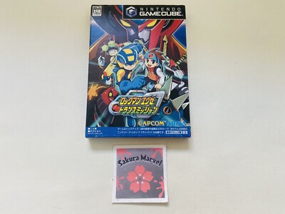 Nintendo Gamecube Mega Man EXE Transmission Capcom Japanese Game Tested Used JP