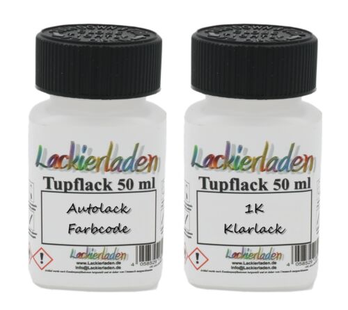 Autolack SET Tupflack für Lada 360 Lindegrün | 2 x 50 ml Lackstift Farbstift Kla - Bild 1 von 7