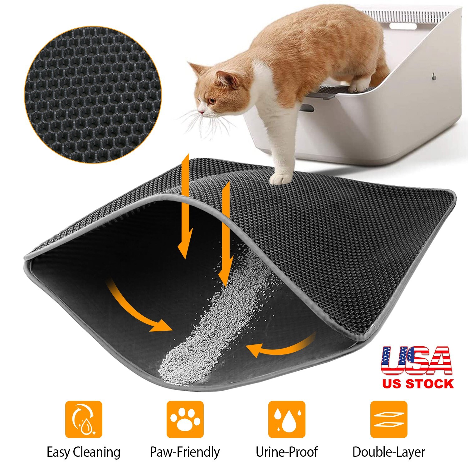 double layer cat litter box