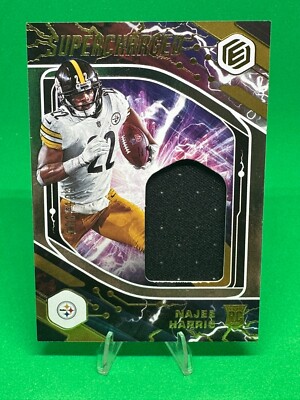 Najee Harris 2021 Panini Elements Supercharged Patch /199 RC Pittsburgh Steelers