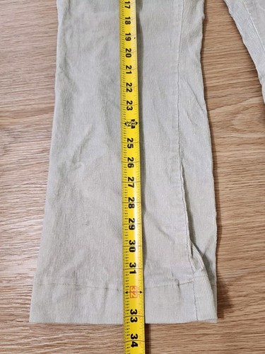 LAZER JEANS Corduroy Flared Leg Girls Jeans Back Pockets In Front 32x26 111052 - Picture 8 of 10