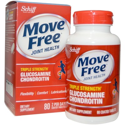 Schiff Move Free Advanced Triple Strength Plus Msm & Vitamin D3 - 80 Coated Tabs