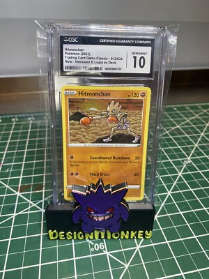 Pokemon CGC 10 Gem Mint TCG Classic Collection Holo Hitmonchan CLV