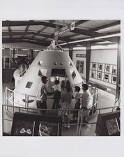 Apollo Mission Command Module Exhibit Kennedy Space 1968 - Original NASA Photo