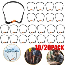 10/20pcs Reusable Ear Plugs U-Bands Shooting Firing Range Hearing Noise Protect
