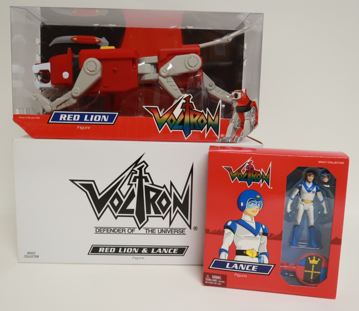 VOLTRON Red Lion & Lance Defender Mattel Matty Collector NEW X7951 w/Shipper Box