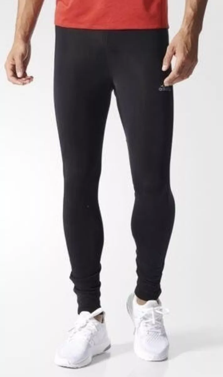 ADIDAS Sequentials Climaheat Compression PR Black Long Running Tights NEW Mens S