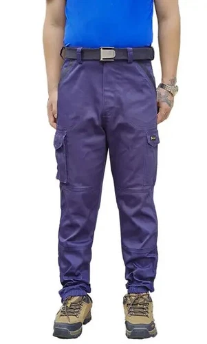 Men Multi-Pocket Cargo Pants Work Pants Wear-Resistant Pants Worker's Trousers - Picture 22 of 42