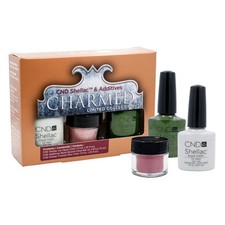 3 Pezzi Holiday CND Charmed Additivi Gommalacca Smalto Ice Vapor Frosted Glen